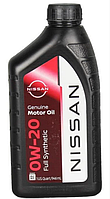 Моторна олива Nissan Genuine Motor Oil 0W-20, (999PK000W20N)