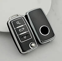 Силіконовий чехол на ключи для Volkswagen Bora Polo Tiguan Jetta Passat B5 B6 B7 Golf