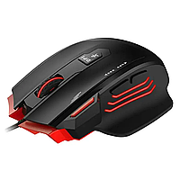 Игровая компьютерная мышь ведущая JEDEL GM1070 RGB подсветка black