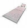 Килимок акупунктурний з подушкою 4FIZJO Eco Mat XL Аплікатор Кузнєцова Grey/Pink (P-5907739313607), фото 8