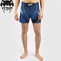 Легкі шорти для єдиноборств чоловічі ММА Venum Authentic UFC FightNight Short Fit Pro Line Blue