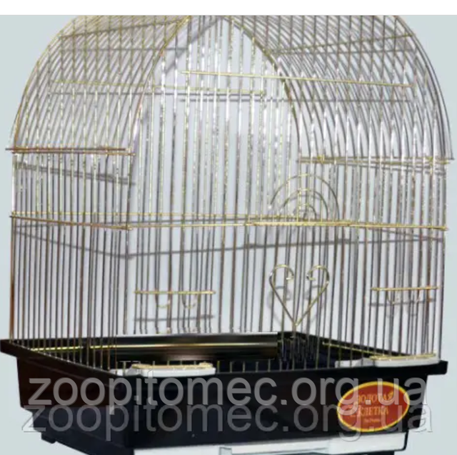 Клітка золота для попуг, 30*23*39 см GOLD
