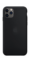 Черный чехол накладка для iPhone 11Pro Max Silicone Case