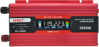 Преобразователь тока UKC 1000W KC-1000D AC/DC с LCD дисплеем / Автомобильный инвертор 1000W, Gp2, Хорошее