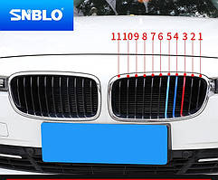 Накладки на ніздрі BMW Накладки на решітку БМВ Вставки в решітку БМВ / 3 Серія F30/F35 / 13-19року