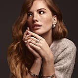 Золоті сережки з діамантами та перлами 
з1312, фото 2