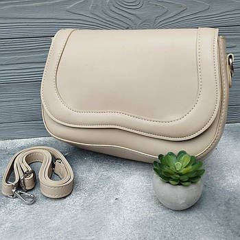 Жіноча сумочка крос-боді 20*27 см з клапаном на магніті зі штучної шкіри Nata