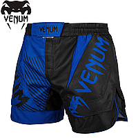 Шорти для єдиноборств MMA Venum NoGi 2.0 Fightshorts Black Blue