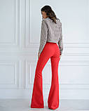 Жіночі брюки кльош XS S M L, фото 8