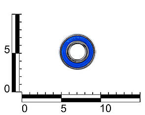 Підшипник приводу електродвигуна вентилятора ВАЗ 2103-15, генератор ВАЗ 2110, ГАЗель луп. вал пер. опора, фото 2