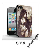 Чехол 3D с объемным изображением для iPhone 4 4s