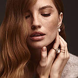 Золоті сережки з діамантами та перлами 
з1312, фото 4