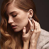 Золоті сережки з діамантами та перлами 
з1312, фото 5