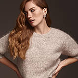 Золоті сережки з діамантами та перлами 
з1312, фото 6