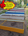 Збірна грядка  "Люкс" висота 190 мм, металева грядка 3000*1000мм, фото 4