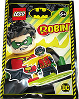 Конструктор LEGO SUPER HEROES minifigures Robin foil pack #2, 212114, минифигурка Лего Супергерои Robin,