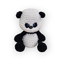 Мягкая вязаная игрушка панда 26 см (01_P0502022179)