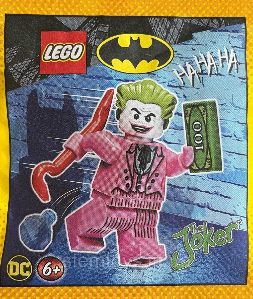 Конструктор LEGO SUPER HEROES minifigures The Joker paper bag, 212327 мініфігурка Лего Супергерої The Joker