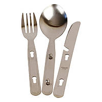 Столовий набір Kombat UK Cadet 3 елементи сталь
