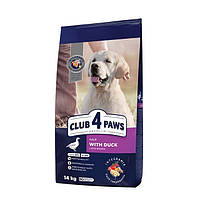 Club 4 Paws Large Breeds клуб 4 лапи сухий корм для собак великих порід, качка 14 кг