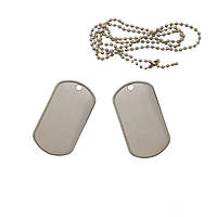 Комплект армійських жетонів з ланцюжком Kombat UK (2 штуки)
