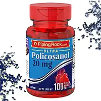 Piping Rock Policosanol (Полікозанол) 20 мг 100 капсул. (для серця)