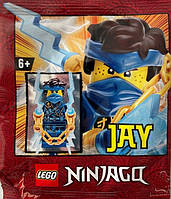 Конструктор LEGO NINJAGO minifigures Jay foil pack, 892175, минифигурка Лего Ниндзяго Ninjago Jay, полибег