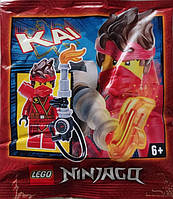 Конструктор LEGO NINJAGO minifigures Kai foil pack, 892177, минифигурка Лего Ниндзяго Kai, полибег