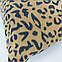 Декоративна двостороння подушка в автомобіль з аплікацією зі стразів леопард, фото 6
