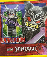 Конструктор LEGO NINJAGO minifigures Zane paper bag, 892306, минифигурка Лего Ниндзяго Garmadon, полибег