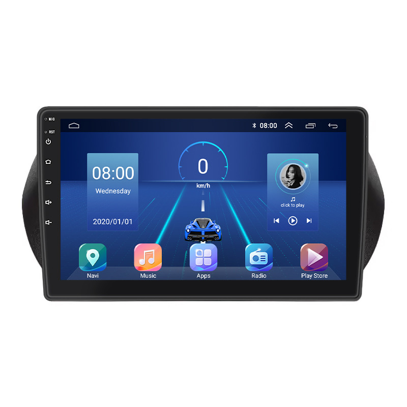 Штатна магнітола Lesko для Fiat Qubo I 2007-2016 екран 10" 6/128Gb 4G Wi-Fi GPS Фіат Кубо 1 шт.