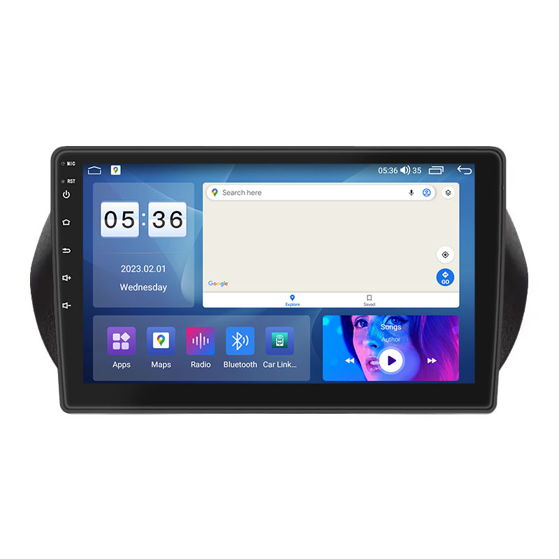 Штатна магнітола Lesko для Fiat Qubo I Рестайлінг 2016-2019 екран 10" 2/32Gb CarPlay 4G Wi-Fi GPS Prime 1 шт.