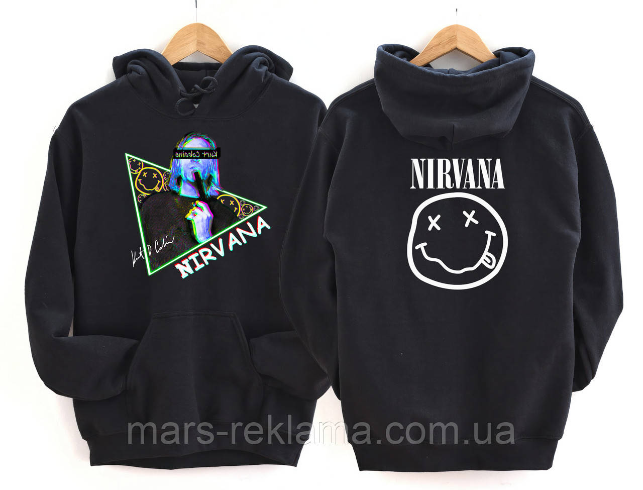 Худі з принтом NIRVANA