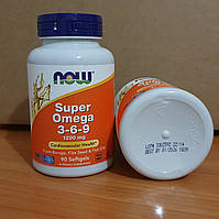 Супер Омега-3-6-9 Кардио 1200 мг по 90 капсул от Now foods