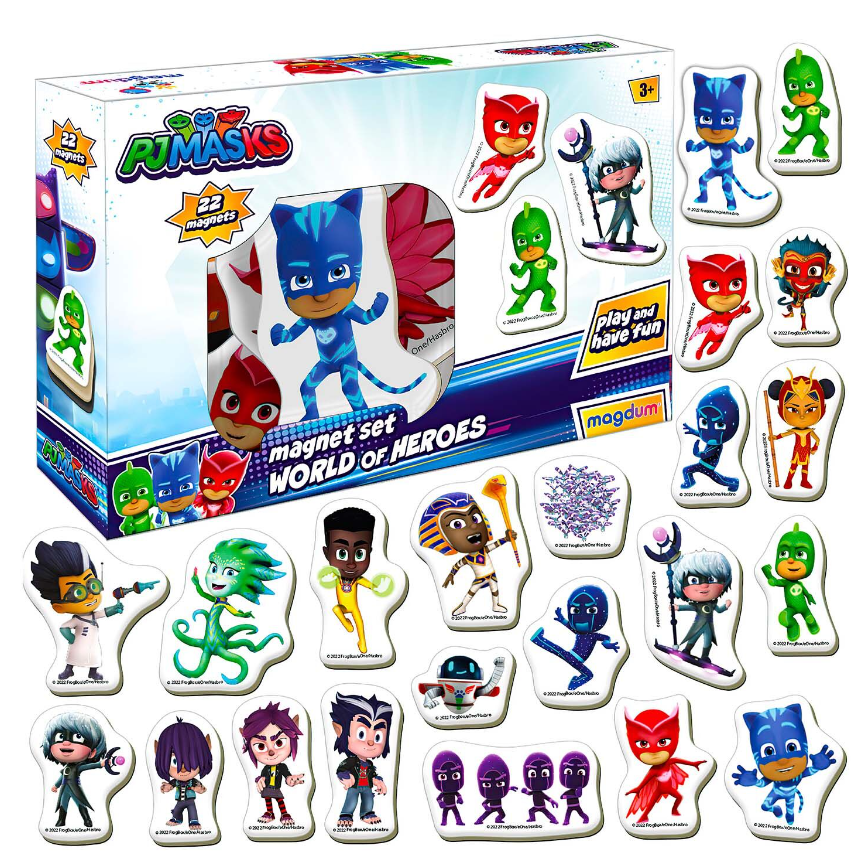 Набір магнітів "Герої в масках" (22 штуки) ABC