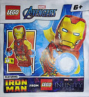 Конструктор LEGO SUPER HEROES minifigures Iron Man paper bag/минифигурка Лего Супергерои Железный человек,