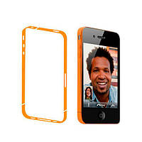 Оранжевая боковая защитная пленка iLoungeMax для iPhone 4 | 4S