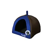 Будиночок AnimAll Wendy S для собак, блакитний, 38×38×29 см