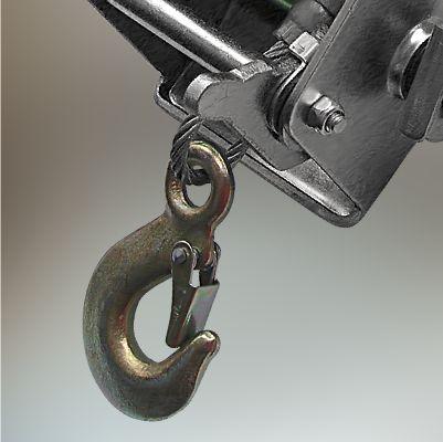 Лебідка важільна барабанна, сталевий трос, тягове зусилля 900 кг INTERTOOL GT1455 Лебідка важільна барабанна, сталевий трос, тягове зусилля 900 кг INTERTOOL GT1455