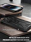 Захисний чохол 360° Poetic Spartan Matte Black для iPhone 14 Pro Max, фото 4