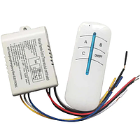 Дистанційний радіовимикач LEDTech 220V з пультом на 3 канали
