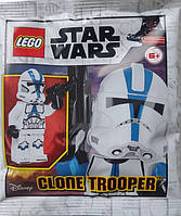 Коллекционная минифигурка LEGO Star Wars minifigures Clone Trooper, Лего Звёздные воины Клон-десантник,