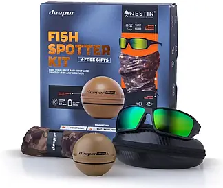 Ехолот deeper CHIRP+ 2, ехолот для риболовлі, ехолот дипер, ехолот Deeper Smart Sonar CHIRP+ 2 Fish Spotter Kit 2023