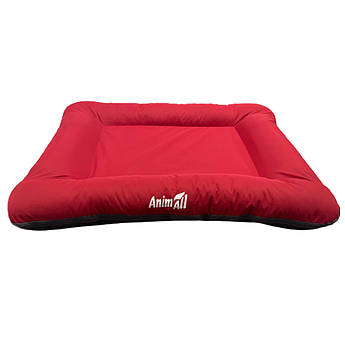 Лежанка AnimAll Super Max M HOT RED для собак і котів, червона, 80×65 см