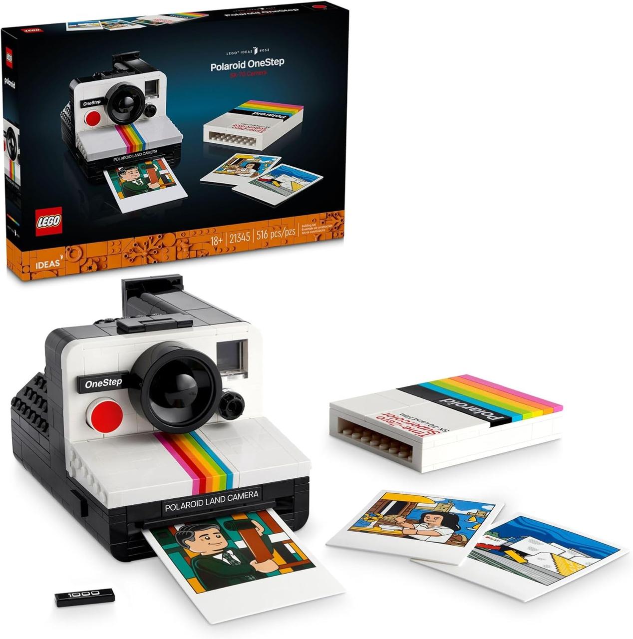 Конструктор Лего Ідеас Фотоапарат Полароїд Lego Ideas Polaroid OneStep SX-70 21345