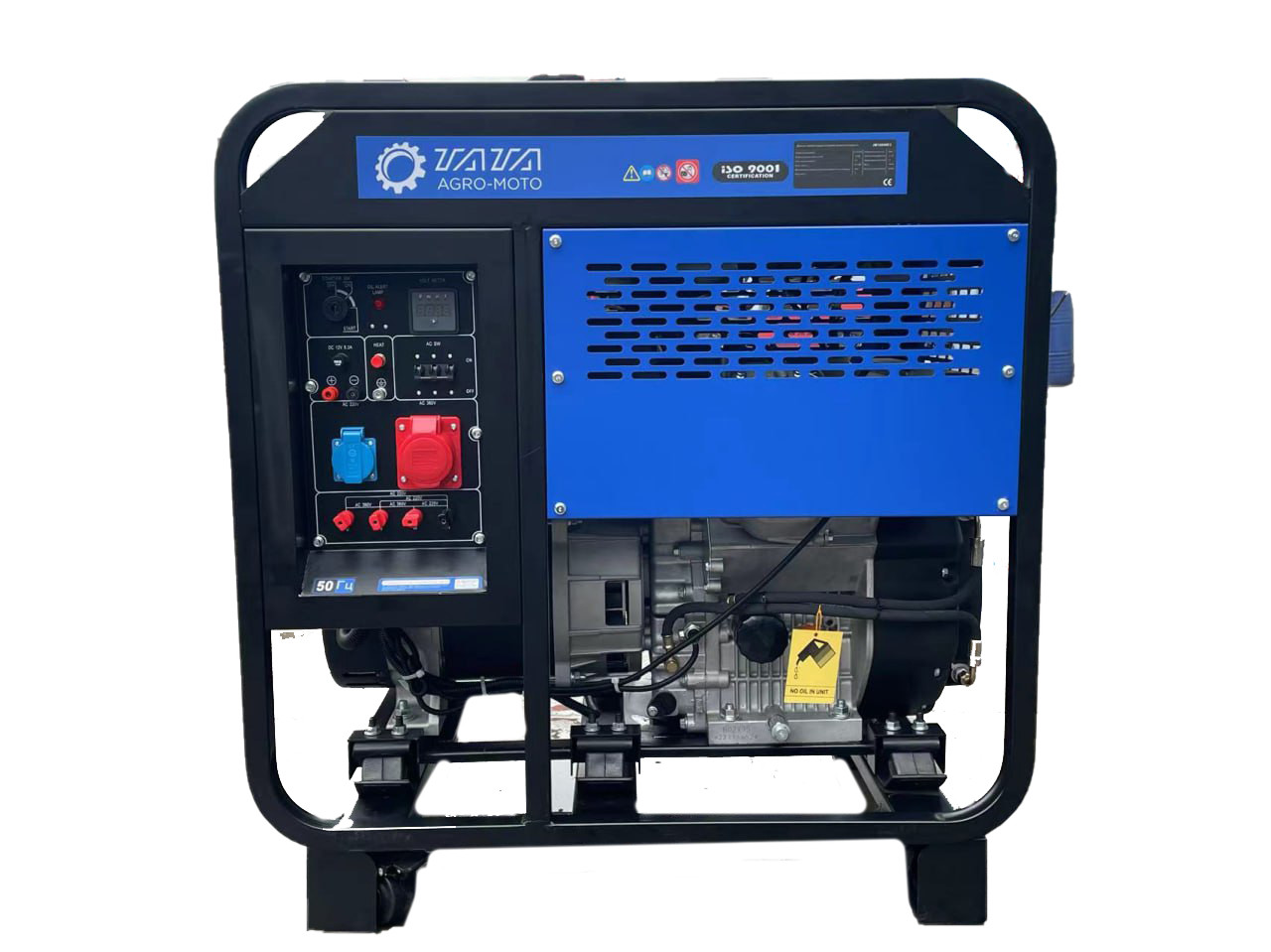 Генератор дизель JM18000E 15KW (однофазний/трихфазний+свічка накала) ТАТА