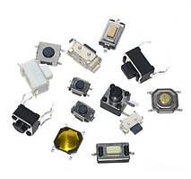 250шт Набір кнопок мікроперемикачів 25типів по 10 шт