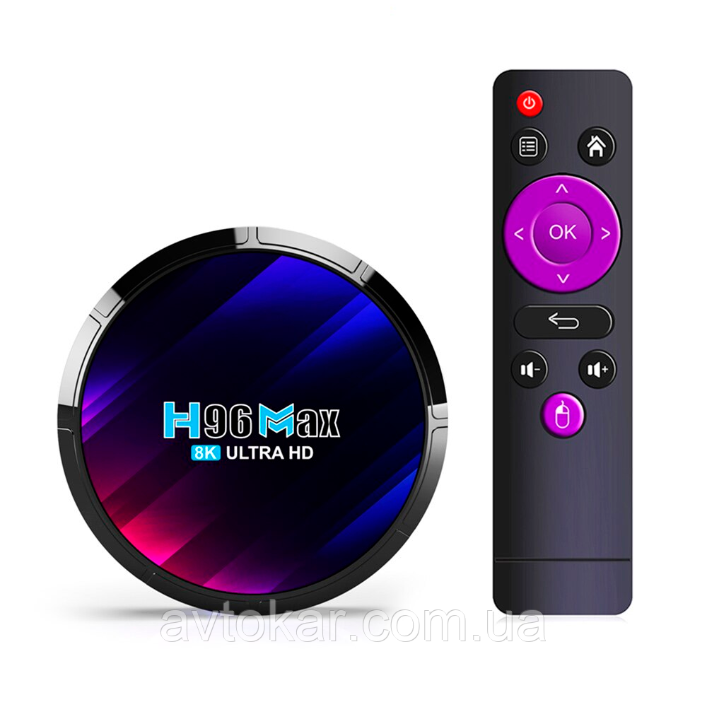 Смарт ТБ приставка H96 MAX RK3528 2/16Gb ORG, фото 1