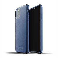 Кожаный чехол MUJJO Full Leather Case Monaco Blue для iPhone 11 Pro