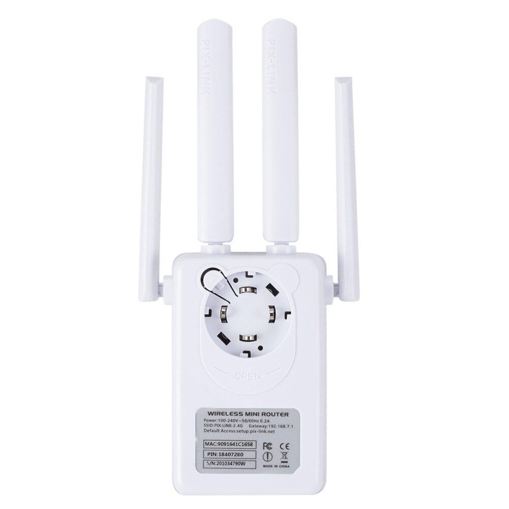 Беспроводной Wi-Fi роутер-повторитель WR09Q, 300 Мбит/с, усилитель сетевого сигнала IIEEE802.11 b/g/n с 4 анте - фото 2 - id-p2084456877